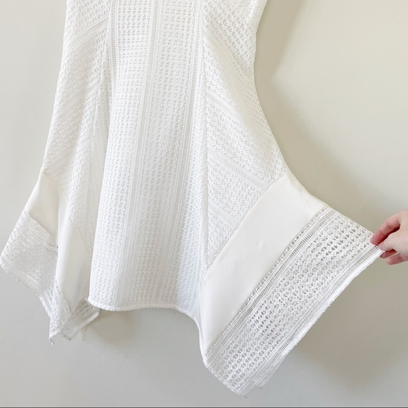 Derek Lam 10 Crosby V-Neck Sleeveless Pieces Lace Dress - Picture 7 of 15